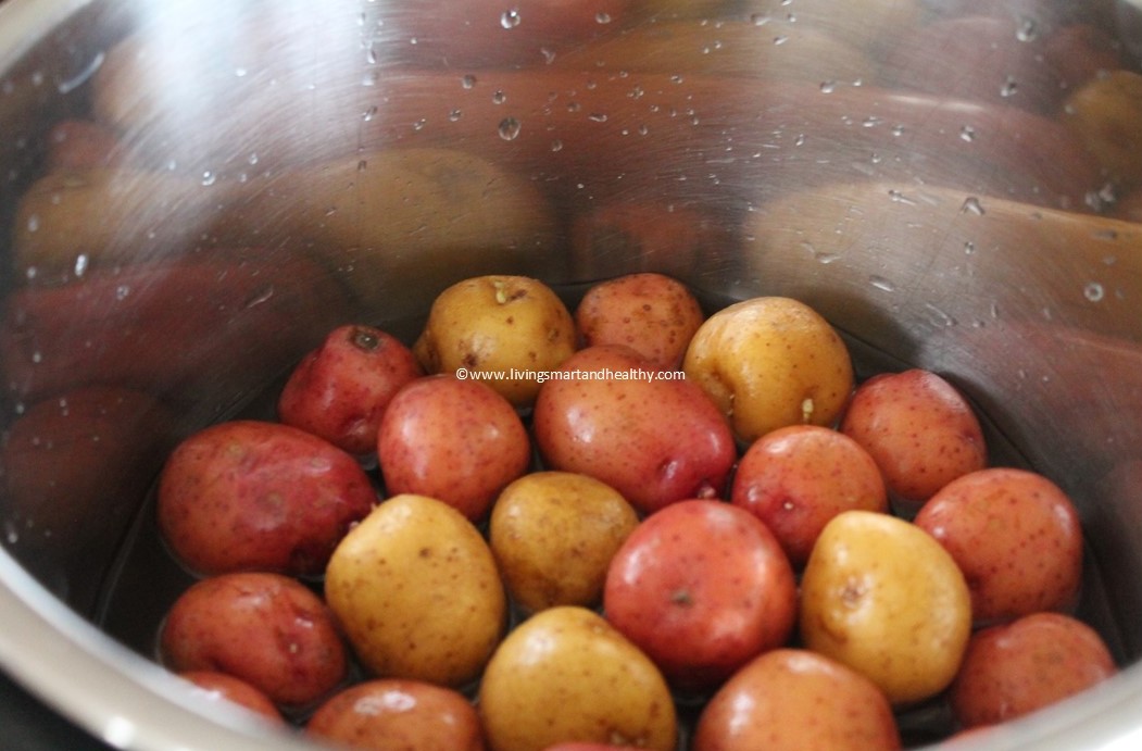 Instant Pot Perfect Boiled Baby Potatoes Living Smart And Healthy
